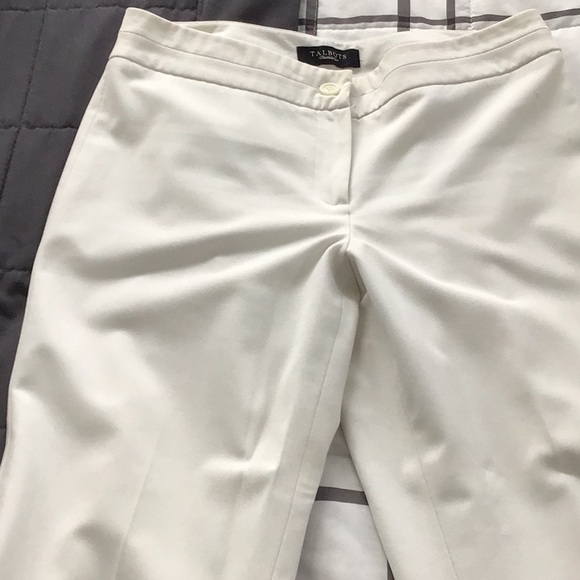 Talbots Pants - Talbots lined White Ankle Pants donating shirt on